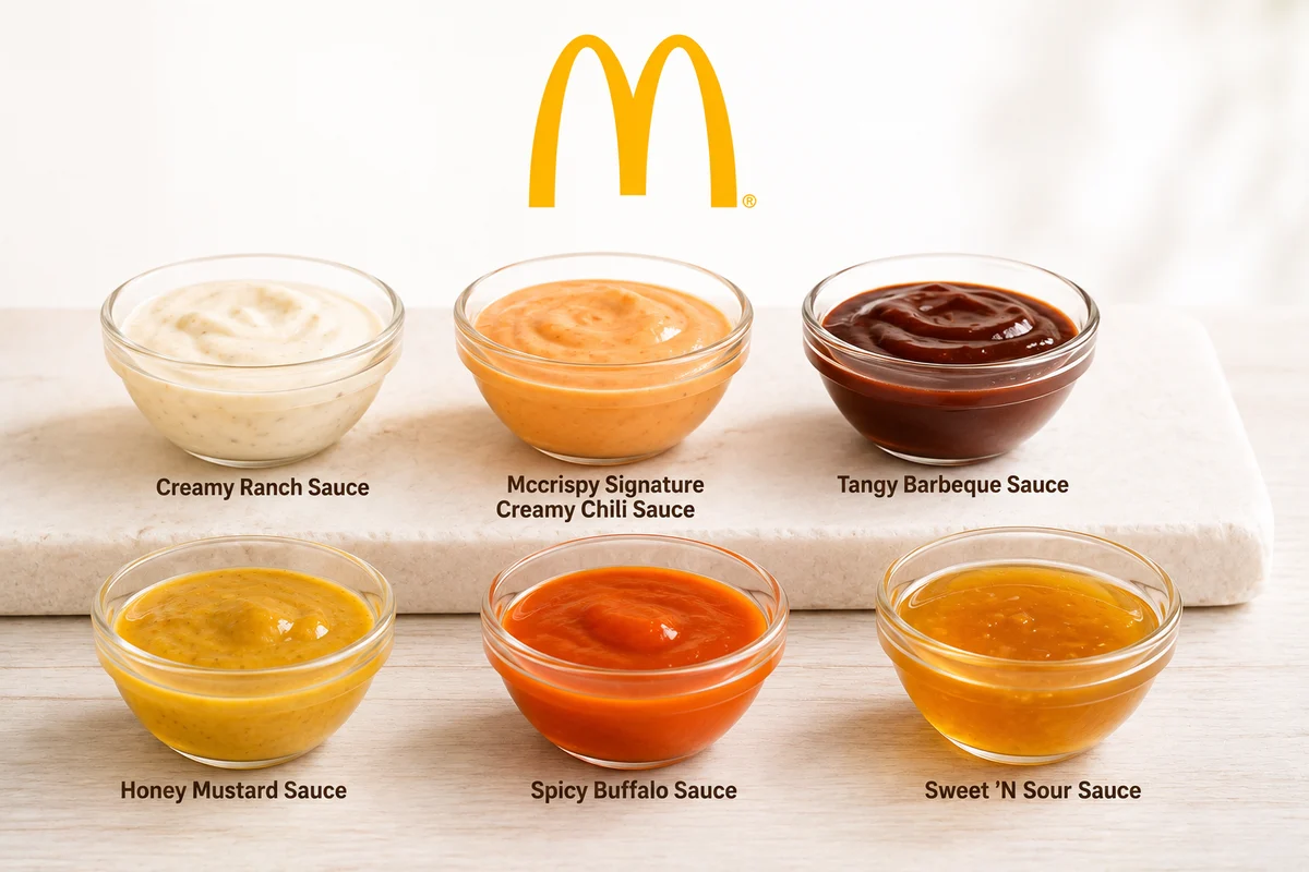 McDonald's Sauces & Condiments menu items