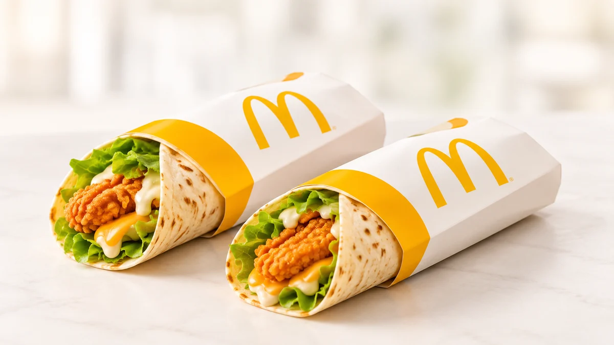 McDonald's Snack Wrap menu items