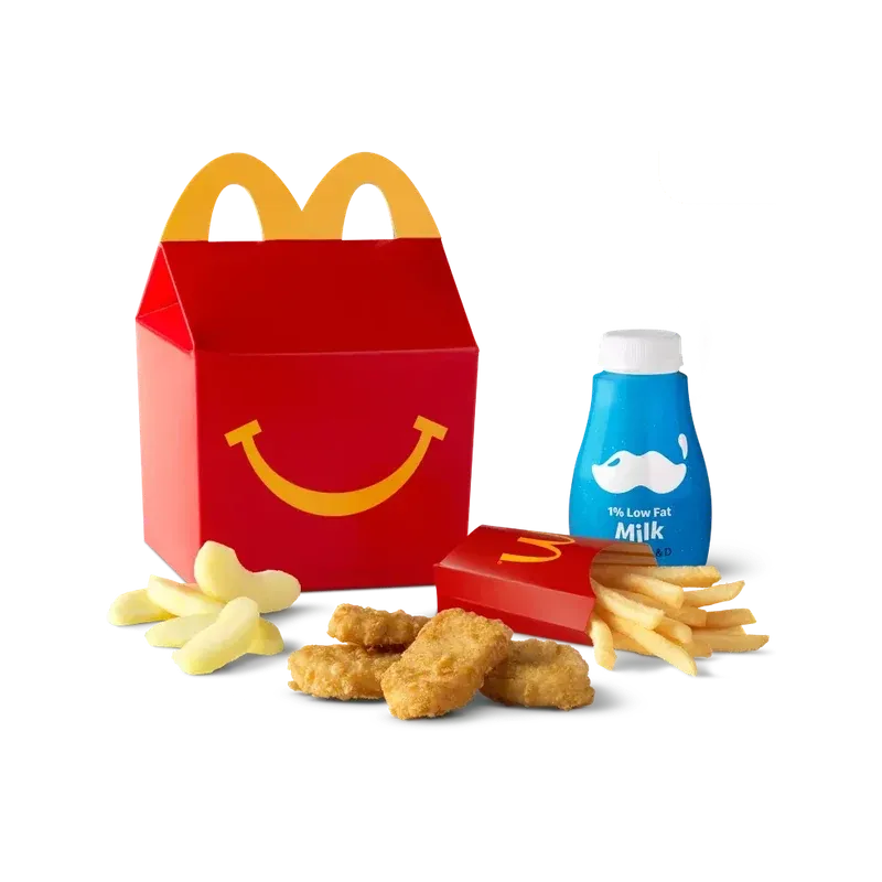 McDonald's 4 Piece Chicken McNuggets Happy Meal
