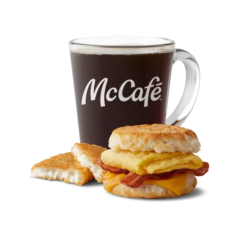 McDonald's Bacon, Egg & Cheese Biscuit Meal