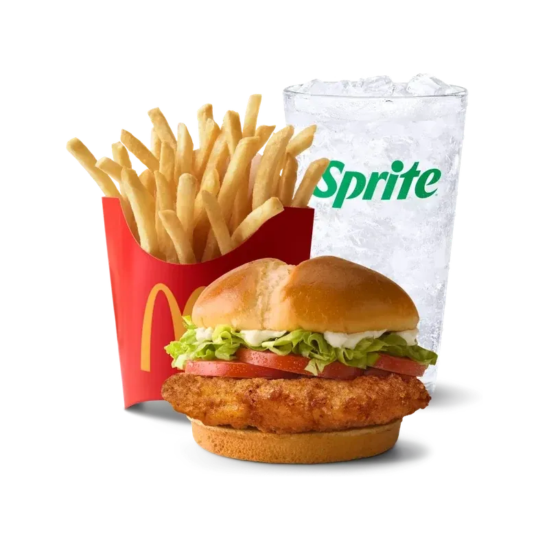 McDonald's Deluxe McCrispy Combo Meal