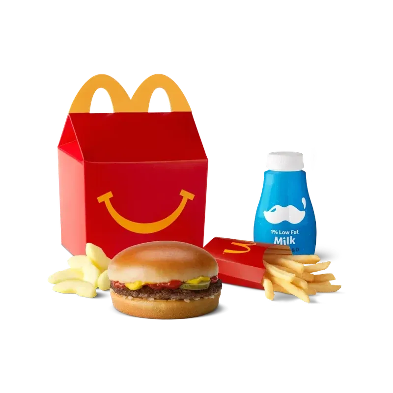 McDonald's Hamburger Happy Meal, from the Happy Meal menu