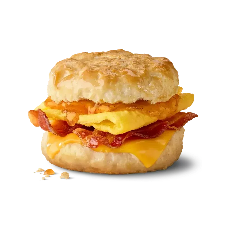 McDonald's Honey Brown Butter Bacon, Egg And Cheese Biscuit