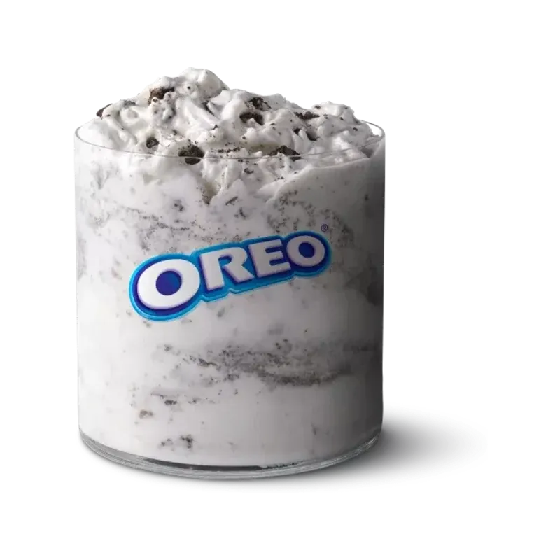 McDonald's McFlurry with Oreo Cookies, from the Treats menu