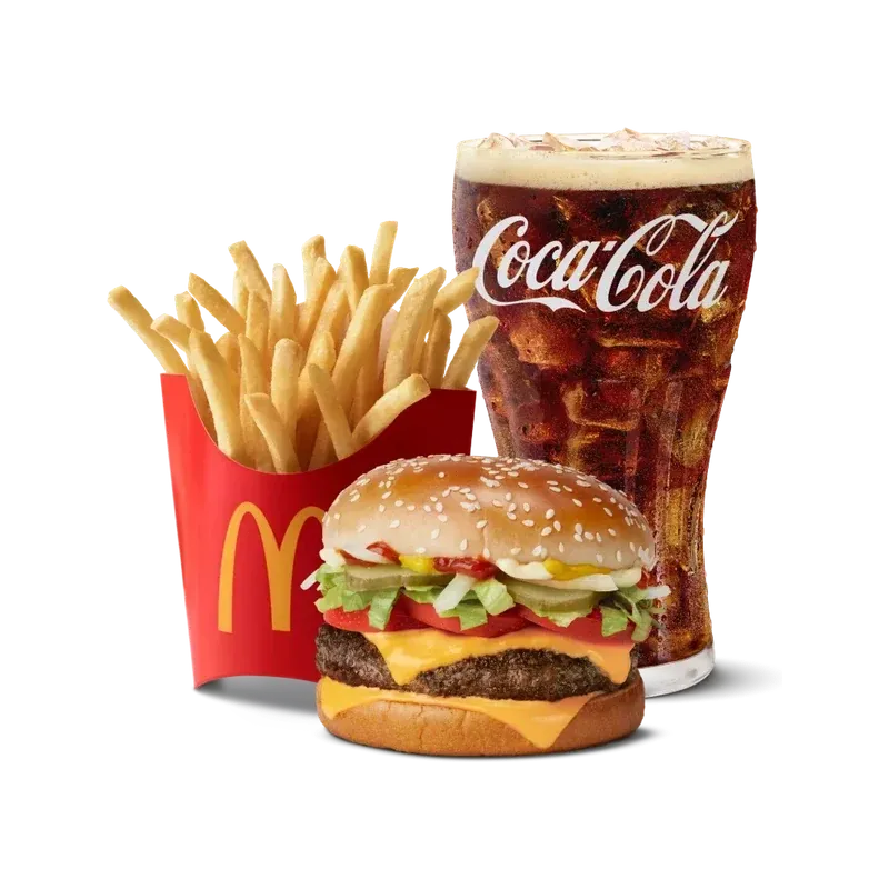 McDonald's Quarter Pounder with Cheese Deluxe Meal