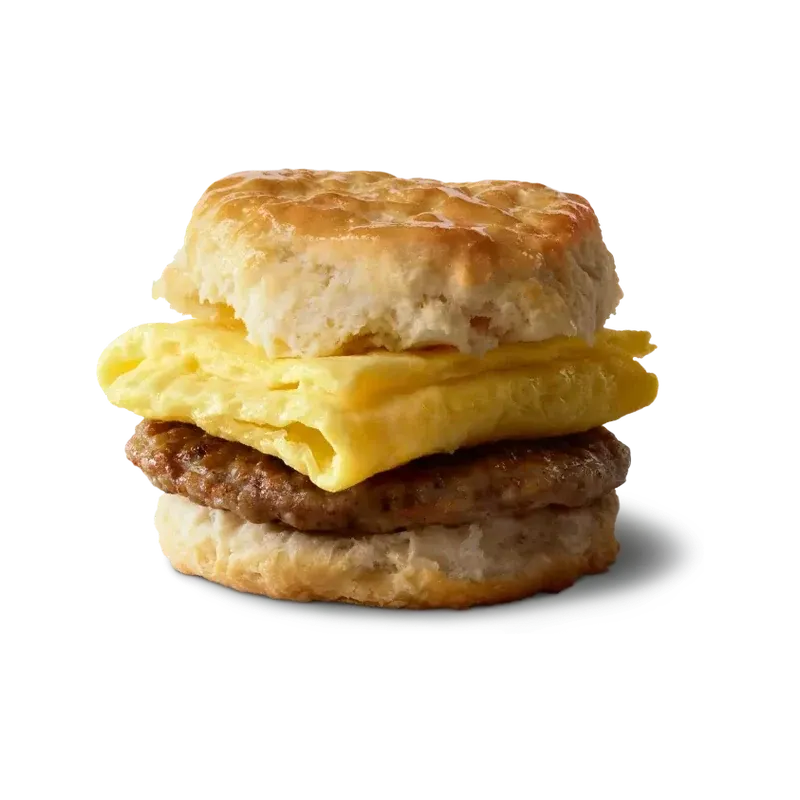 McDonald's Sausage Biscuit with Egg