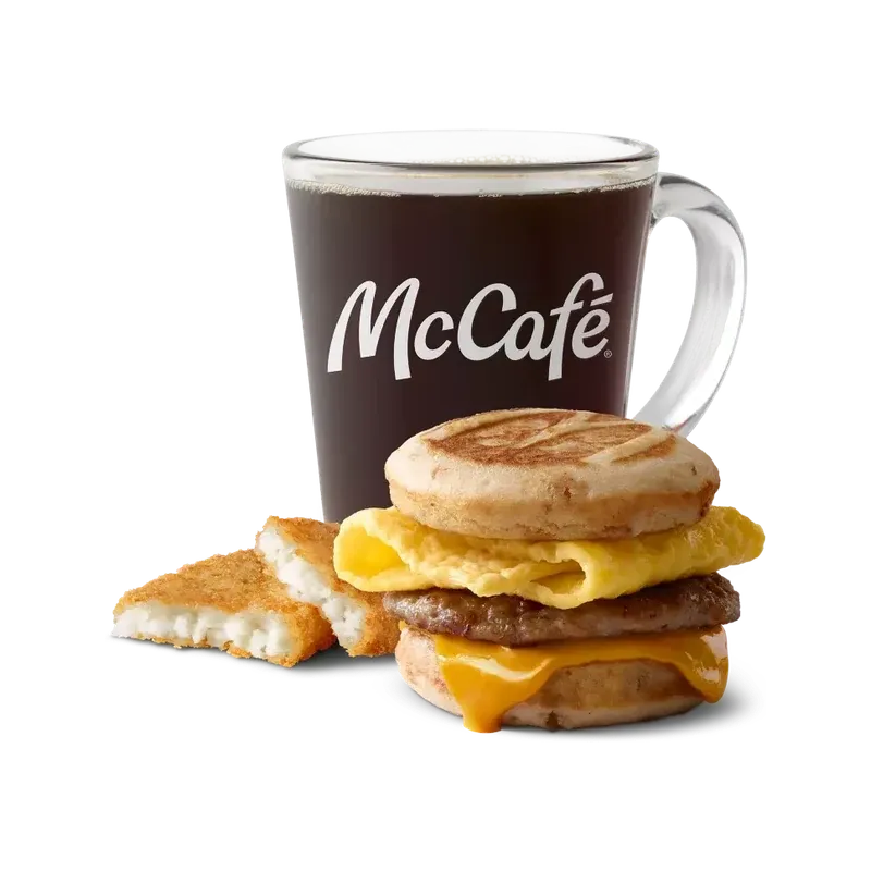 McDonald's Sausage, Egg & Cheese McGriddles Meal