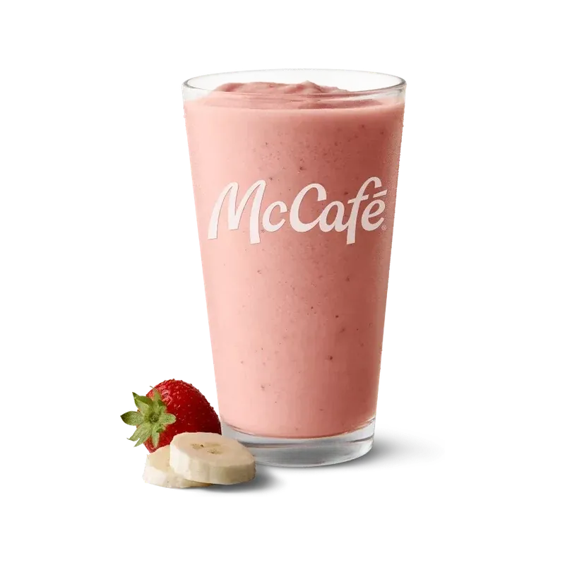 McDonald's Strawberry Banana Smoothie (Small)